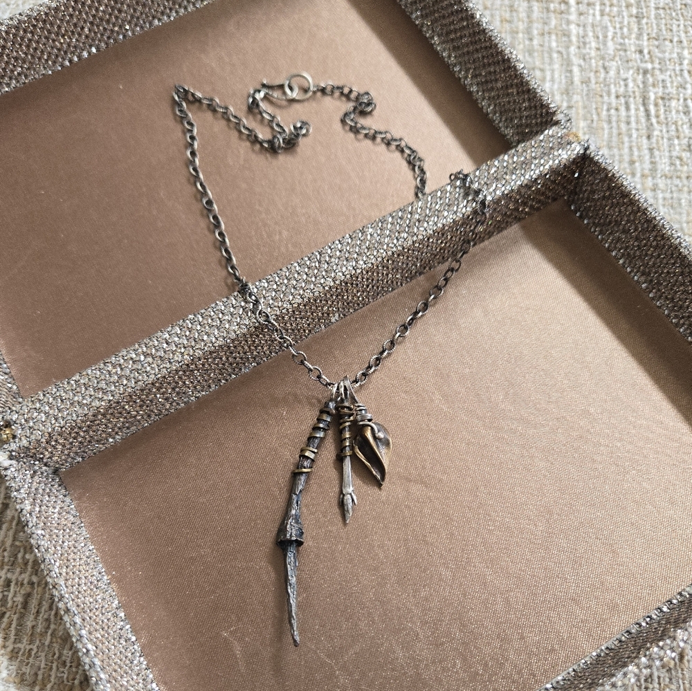Artisan Mixed Metal Necklace